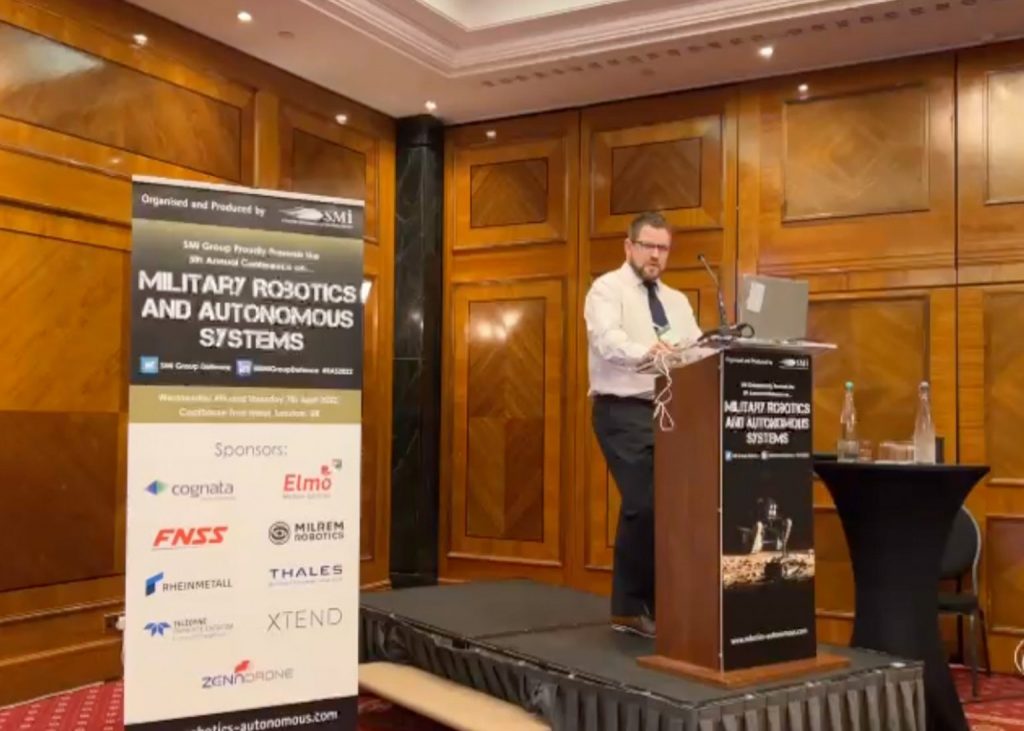 ZenaDrone 1000 Joins the 5th Military Robotics and Autonomous Systems Conference 2022 in London