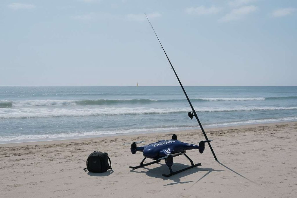 drone surf fishing